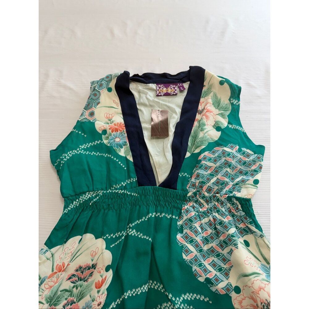 NWT Yumi Kim Floral Silk Tank Top Size Large New - Picture 2 of 7